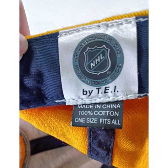 Buffalo Sabres Hat Cap Strap Back Blue Yellow Twill Dad NHL Licensed Hockey - Picture 8 of 10